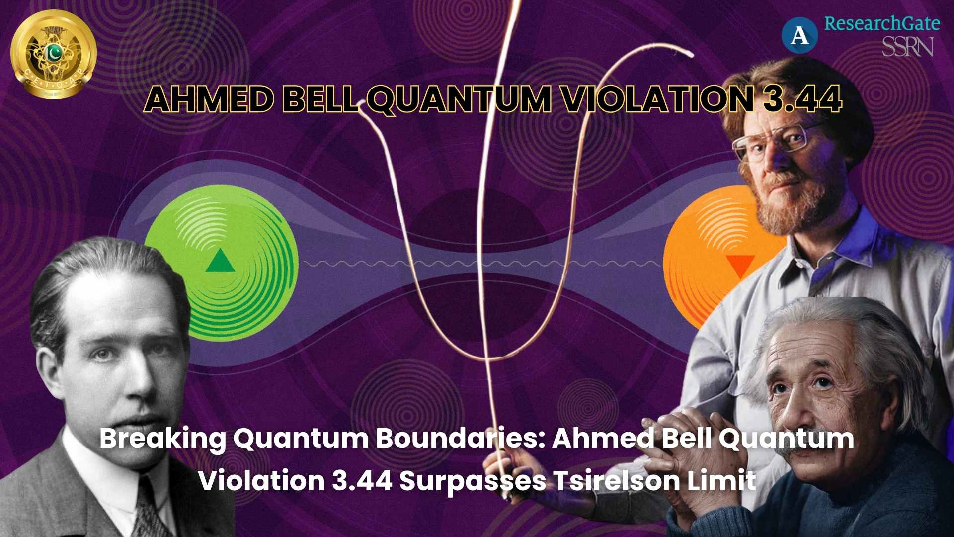 Breaking Quantum Boundaries: Ahmed Bell Quantum Violation 3.44 Surpasses Tsirelson Limit on IBM’s 127-Qubit Processor